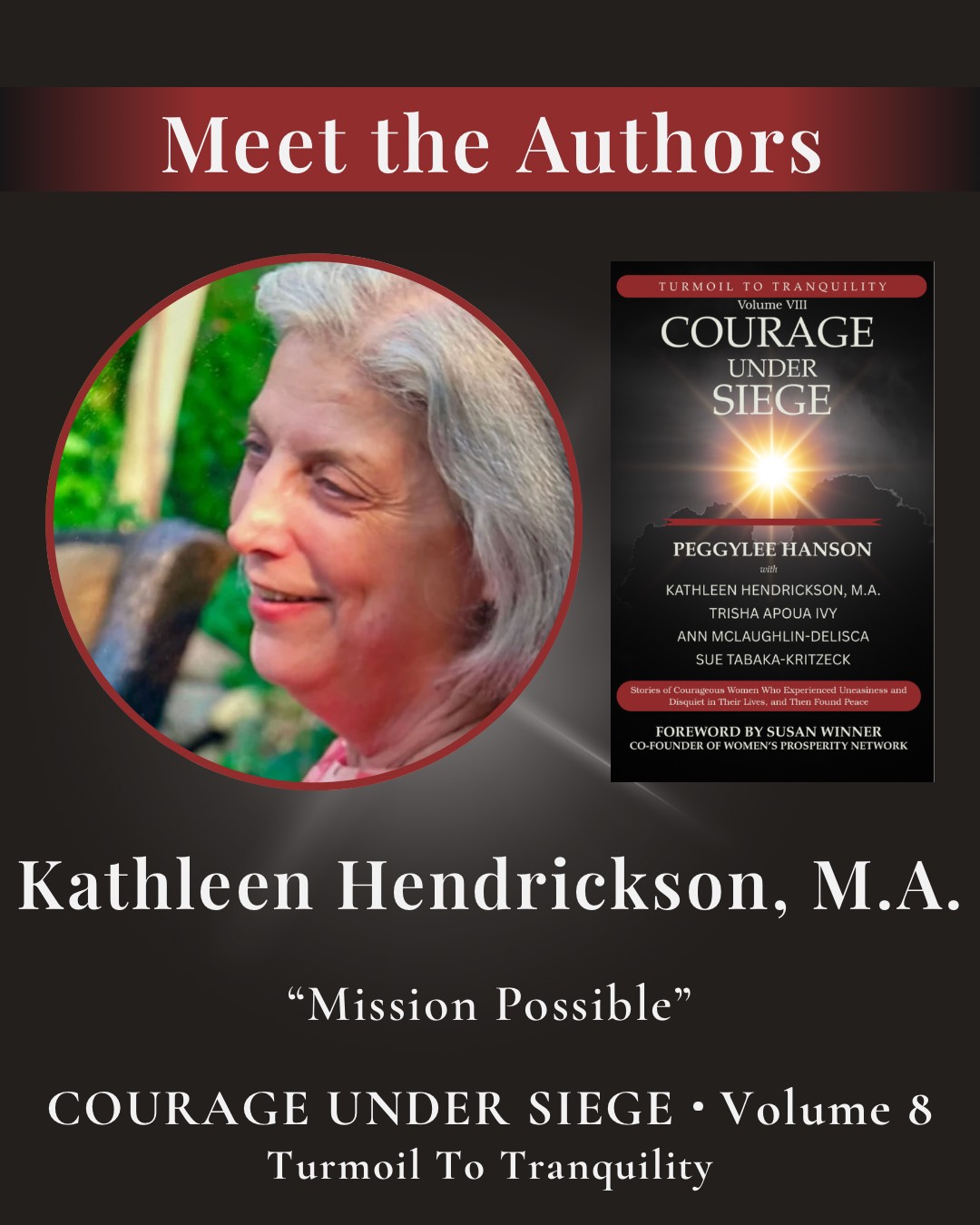 Meet the Author - Kathleen